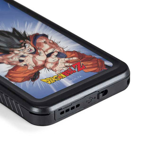 Dragon Ball Z Goku Kamehameha Blast Galaxy S24 Plus Waterproof Case
